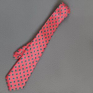 K.M. Milano red mens neck tie